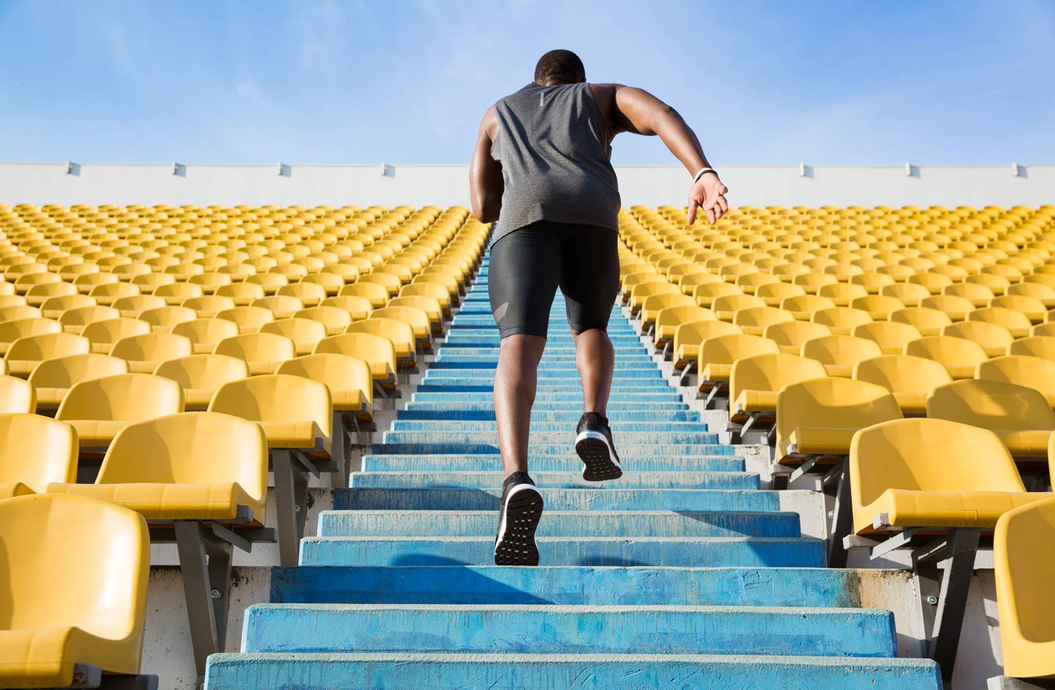 guy working out to be healthy