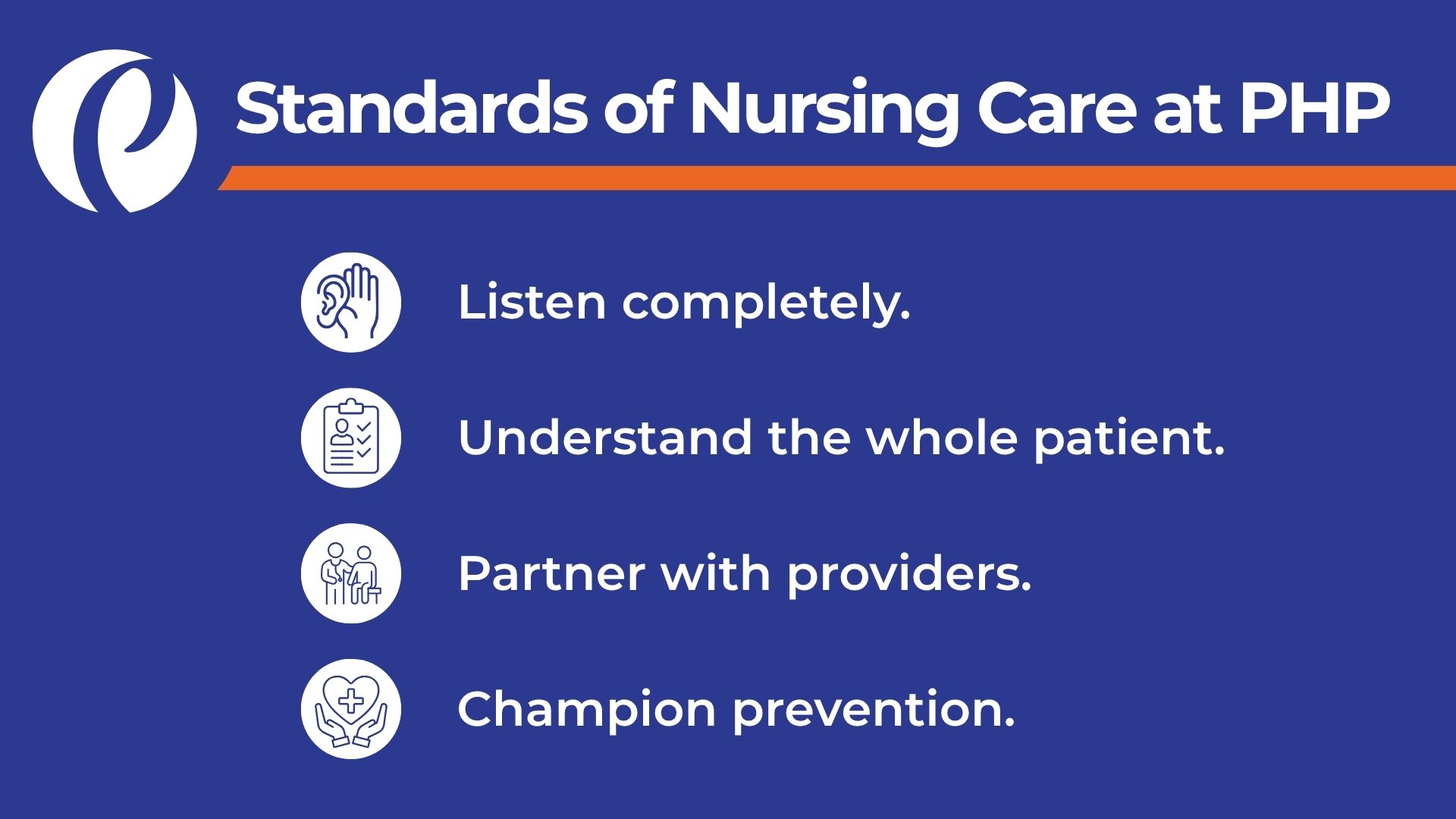 Standards of Nursing Care at PHP